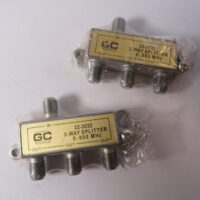 GC Electronics 32-3033 3-Way Splitter (5-900 MHz) QTY of 2