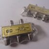 GC Electronics 32-3022 4-Way Splitter (5-900 MHz) QTY of 2
