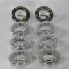 Futura Lighting 8 LOT CHROME Recessed Gimbal Downlight Housing/Bezel Only