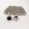 2 Pin Chassis Mount Threaded Circle Connectors - LOT OF 45