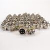 4 Pin Chassis Mount Threaded Circle Solder Connectors - LOT OF 38