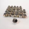 8 Pin Chassis Mount Threaded Circle Solder Connectors - LOT OF 29