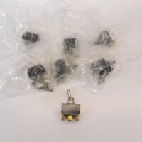 Carling 1107R - DPST Metal Toggle Switch - LOT OF 7