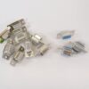 DB15 High Dens Serial Port 15 Pin Solder Connectors Female LOT OF 10 Wh / 3 Bl