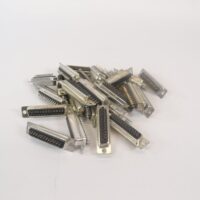 DB25 D-Sub Serial Port 25 Pin Solder Connectors Female Black - LOT OF 20