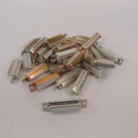 DB25 D-Sub Serial Port 25 Pin Solder Connectors Female White - LOT OF 30