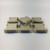 DB25 25 Pin Male to Female M/F Modem Adapter Data Transfer Crossover - LOT OF 7