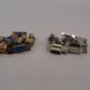 DB9 DB 9 D-Sub 9 Pin Solder Connectors Female - LOT OF 10 Black / 10 Blue
