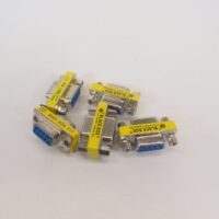 DB9 DB9-F Serial Port 9 Pin Gender Changer Connectors Female to Female LOT OF 5