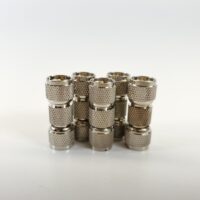 Male F-Type to Male F-Type 1-1/4" Coax Cable Couplers - LOT OF 5