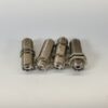UHF PL258L 1.75 Inch Long Double Female Barrel Bulkhead Connectors - LOT OF 4