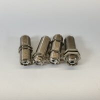 UHF PL258L 1.75 Inch Long Double Female Barrel Bulkhead Connectors - LOT OF 4