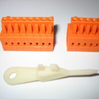 Furuno DFF1-UHD *WAGO Transducer Connectors w/Tool* for TB3 TB4 Orange
