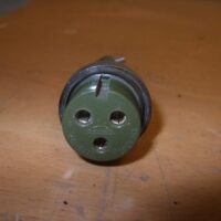 NEW Transducer Plug, 3-Pin Round Green F/ Furuno, Raytheon Sitex, Koden, JRC