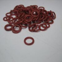 O RING 3.1MM I.D. 6.3MM O.D. Red - LOT of 80 - NEW OLD STOCK - FREE SHIPPING