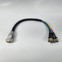Wireworld VGAM5BF 15-pin HD Male to BNC Male MHR Cable - 17″ – New Old Stock