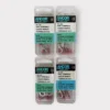 Ancor 230206 Double Crimp Nylon Ring Terminal 22-18 AWG 3/8" Screw *Lot of 20*