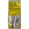 Blue Sea Systems 1016200 Dual 2.0 USB Charger Socket W/ Protective Cap 12VDC - White **New**