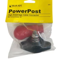 Blue Sea Systems 2003 PowerPost 3/8" Battery Cable Terminal W/ Insulator Cap **New**