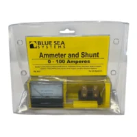 Blue Sea Systems 8017 Ammeter & Shunt DC 0-100 Amps **New**