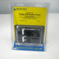 Blue Sea Systems 8061 120 Volt AC Power Distribution Panel 2 50A Breakers NEW