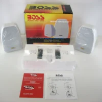 Boss Audio AVA-MR30 2-Way Marine Box Speakers 4 ohm or 8 ohm impedance-New-Old-Stock- 90 Day Warranty