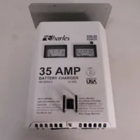 Charles Marine 12V/35A HQ Series Battery Charger Model No. 9Q-12355HQ-A - Tested