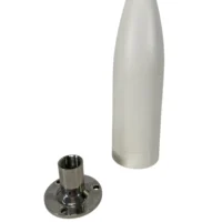Digital Antenna 1285-PW Wideband 695-3000 MHz Bullet Antenna with Deck Mount - 7dBi Gain