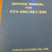 Furuno Service Manual for FCV-550 / 551 / 552 - w/ Hardcover