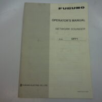 Furuno DFF1 Network Sounder Operator's Manual
