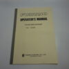 Furuno FCV-292 Color Video CRT Sounder Operator's Manual