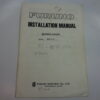 Furuno FR-7112 Marine Radar Installation Manual