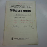 Furuno FR-7062/FR-7112/FR-7252 Marine Radar  Operator's Manual