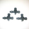 Garmin *NEW OEM* Lot of 3 Black/Old Style Offet T-Connectors - 010-11078-00
