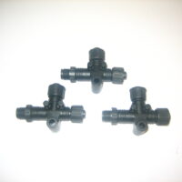 Garmin *NEW OEM* Lot of 3 Black/Old Style Offet T-Connectors - 010-11078-00