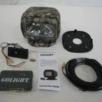 GoLight 2021GT Halogen Spotlight w/ Hardwired Joystick - Camo