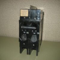 Airpax 209-2-1-63F-4-9-75 2 Pole 75 Amp Breaker