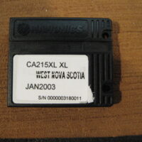 Navionics Classic NavChart Card West Nova Scotia CA215XL JAN 2003