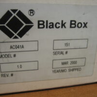 Black Box AC041A S-Video Switcher Splitter w/ P6 Remote Control *NEW*