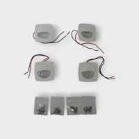 LED Companion Way Light Marine Courtesy Light 4 Pack Square Cool Blue 12V NEW