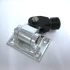 Rupp 209-1274-00 2" Four-Way Rectangle Antenna Base Assembly w/Black Clevis BLEM