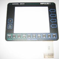 Impulse *NEW* 2831 Loran/Depthfinder Front Vinyl Keyboard Keypad Overlay Buttons