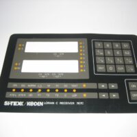 Si-Tex Koden 767C Loran C Receiver Front Vinyl Keyboard Keypad Overlay Fascia