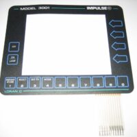 Impulse *NEW* 3001 Loran Front Vinyl Keyboard Keypad Overlay Buttons