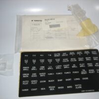 Furuno *NEW FR-2135 Keyboard Keysheet Keycap 008-485-480 100-263-881 100-263-830