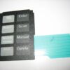 Regency Polaris VHF Hailer Vinyl Front Keyboard Keypad Overlay Fascia Buttons