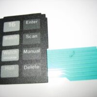 Regency Polaris VHF Hailer Vinyl Front Keyboard Keypad Overlay Fascia Buttons