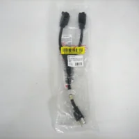 Monoprice 5309 Power Cord Splitter 14 inch Black Y Cable 2 to 14 AWG 1.2ft *NEW*