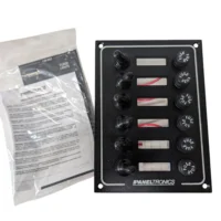 Paneltronics 6 Position Booted Toggle Marine DC Fused Switch Panel 9960002B NEW Open Box
