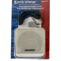 Poly-Planar MB-41 Waterproof VHF Marine Extension Audio Speaker - White **New**